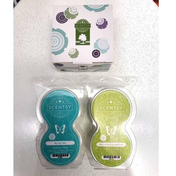 Scentsy Mini Fan Diffuser in Flamingo & Pods Duo Set - NEW - Picture 1 of 2